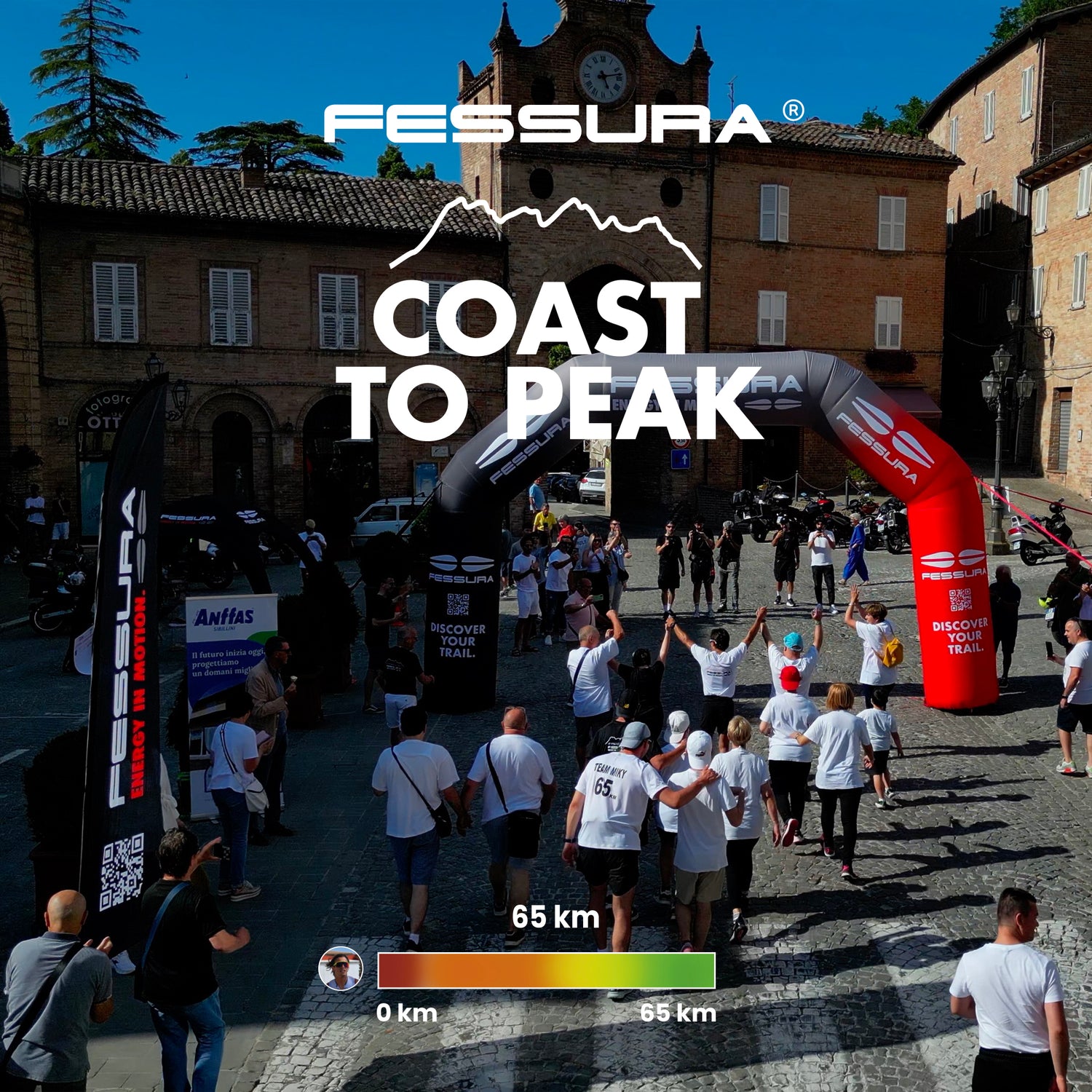 FESSURA “COAST TO PEAK”: TRA SOLIDARIETÀ E SPORT